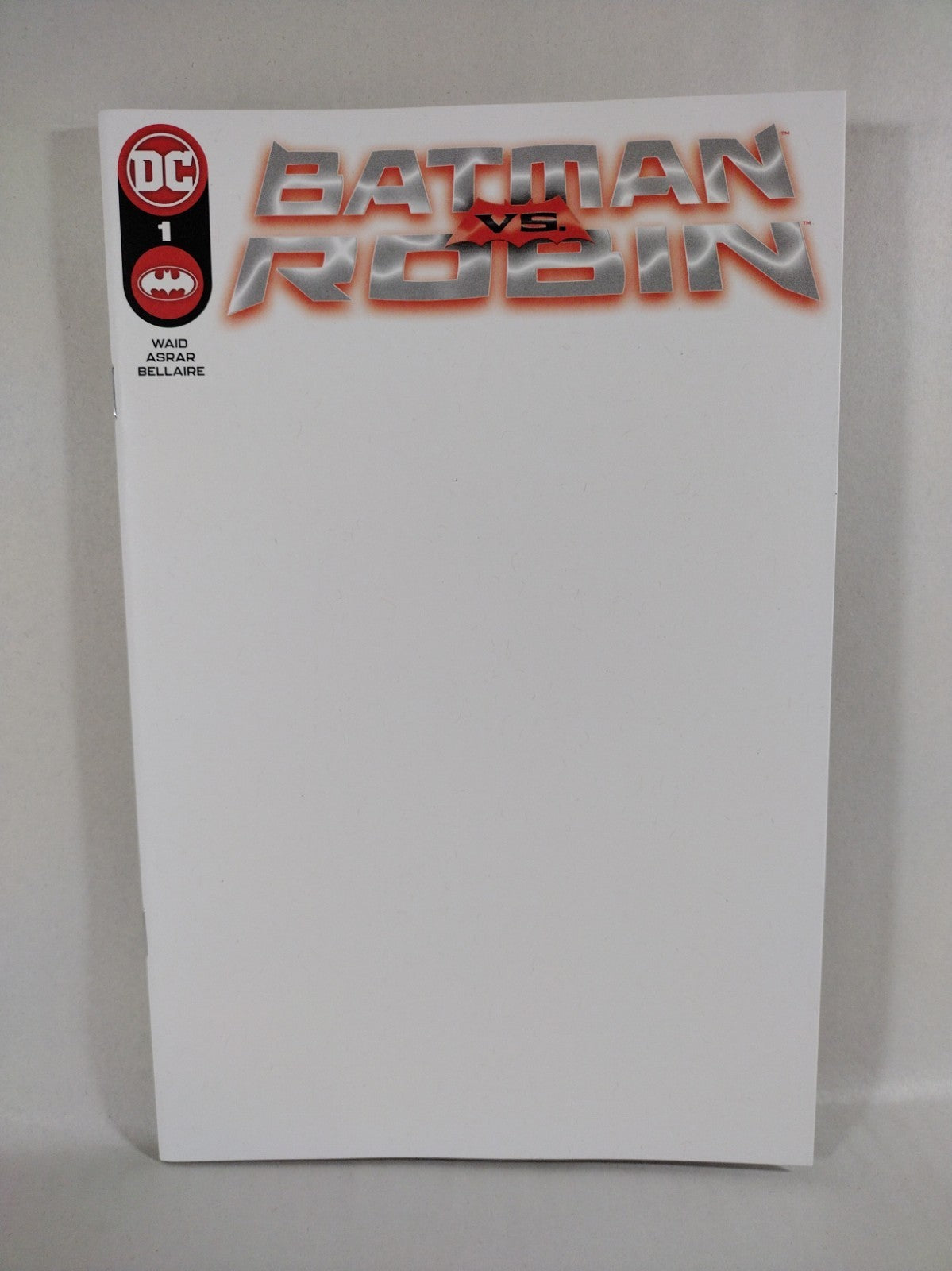 BATMAN VS ROBIN #1 (2022) DC Comic Blank Sketch Cover Variant NM