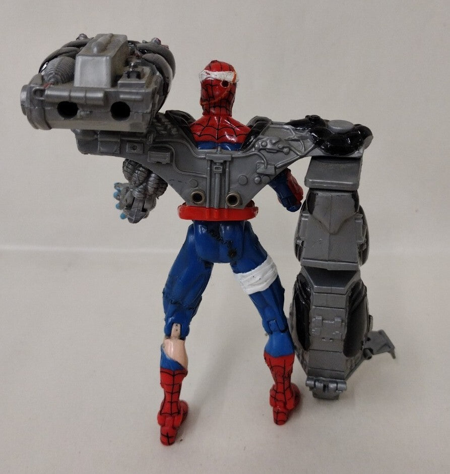 Spider-Man Animated Series 1996 Cyborg ToyBiz Action Figure Loose W Accessories 