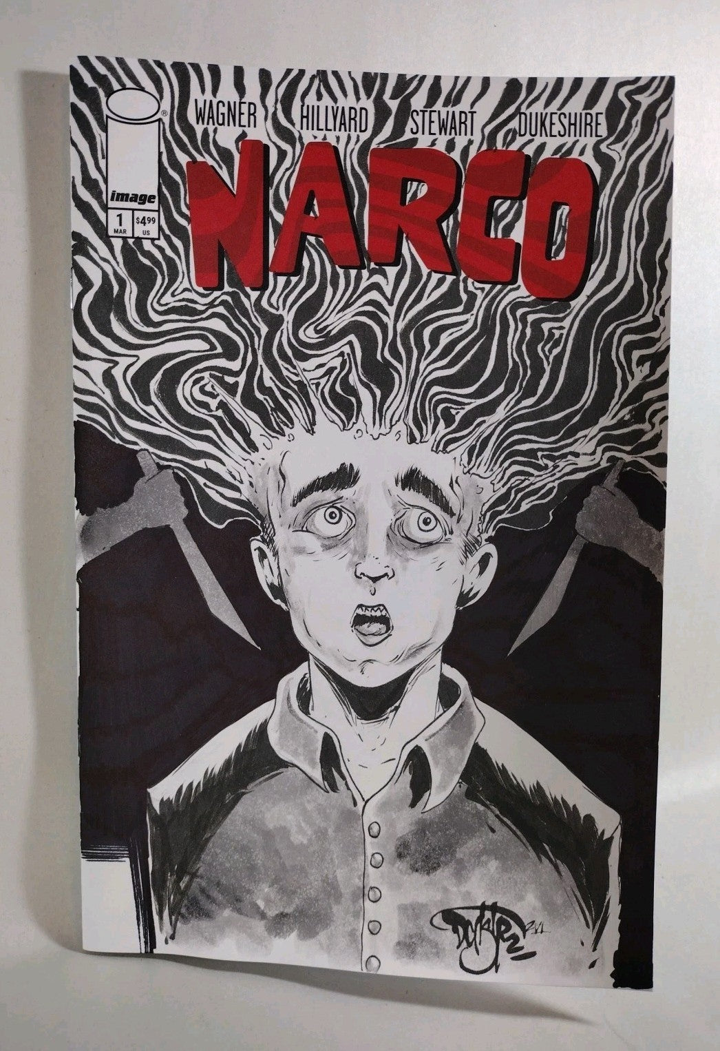Narco #1 (2026) Image Comic Sketch Cover Variant W Original Dave Castr Art