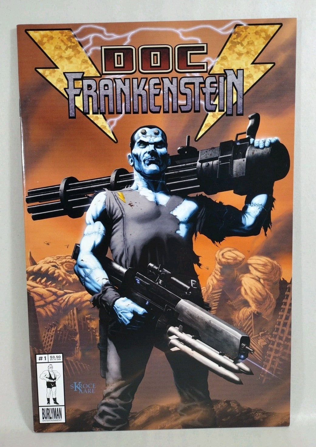 Doc Frankenstein (2004) Burlyman Comic Lot Set #1 2 3 4 5 Skroce Wachowski NM