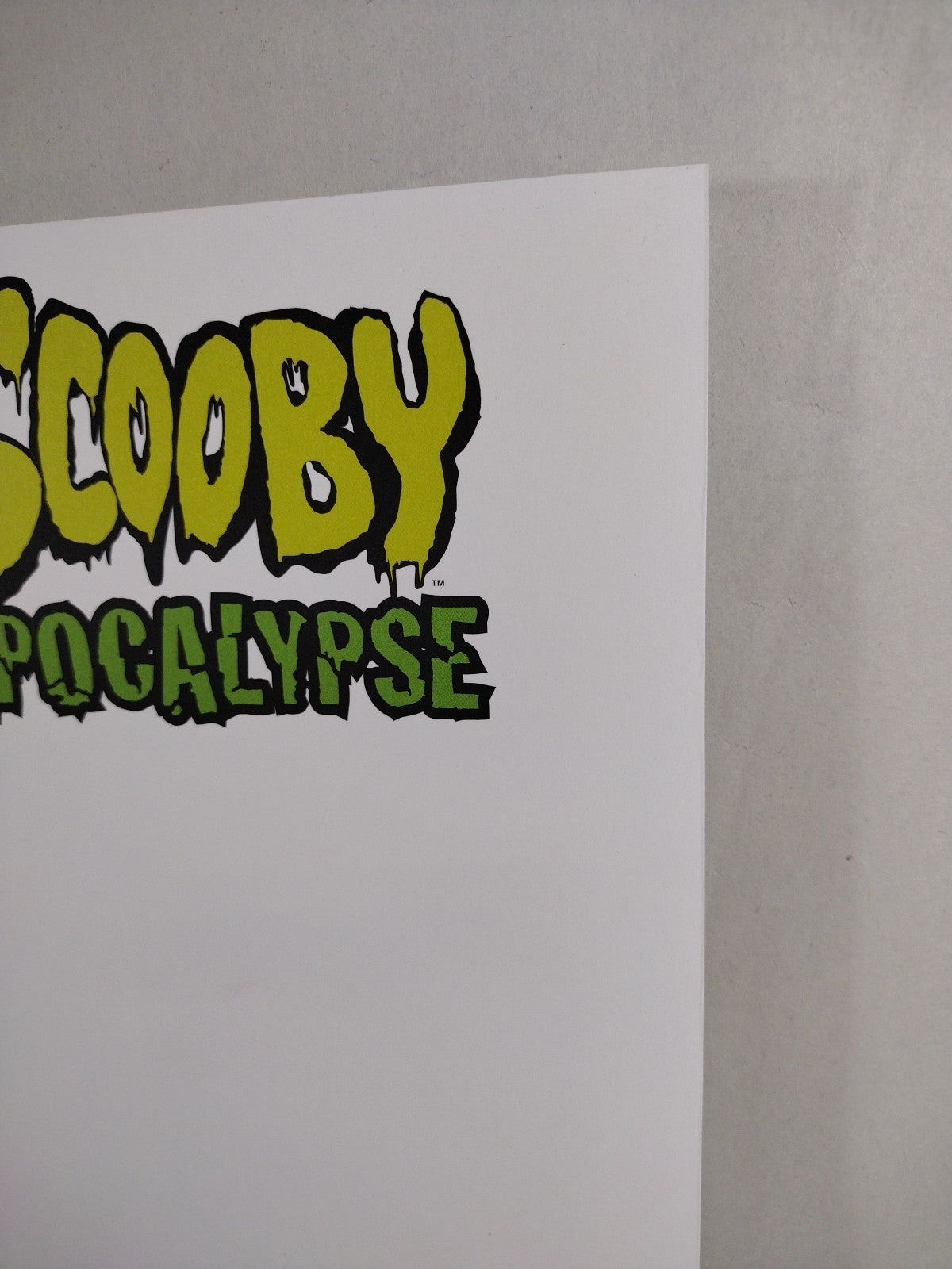 Scooby Doo Apocalypse #1 (2016) DC Comic Blank Sketch Variant Cover New NM
