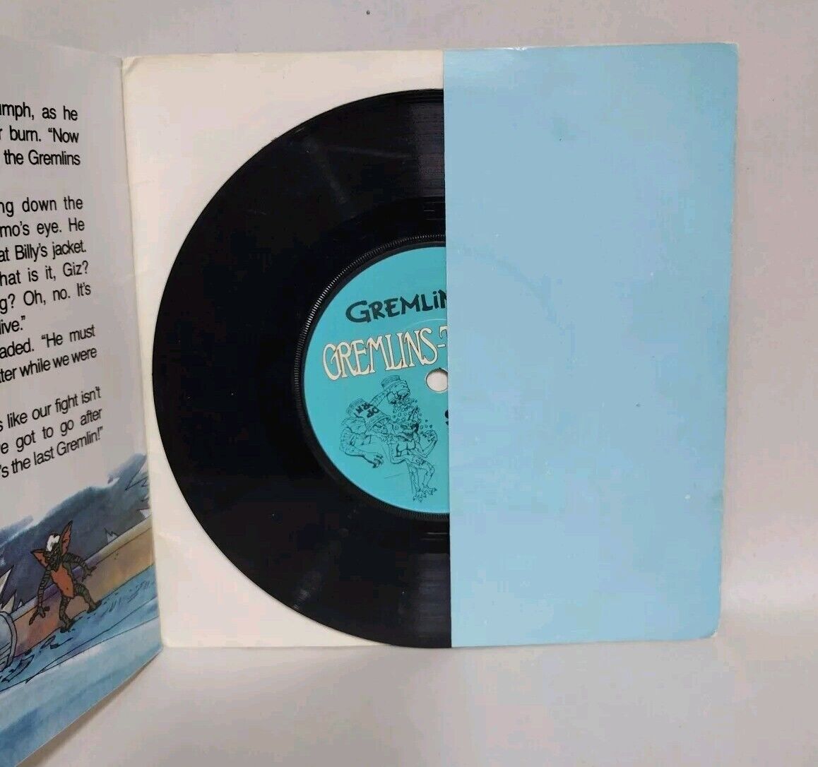 Gizmo And The Gremlins (1984) Story Book 2 3 4 5 W Records + Golden Book Lot