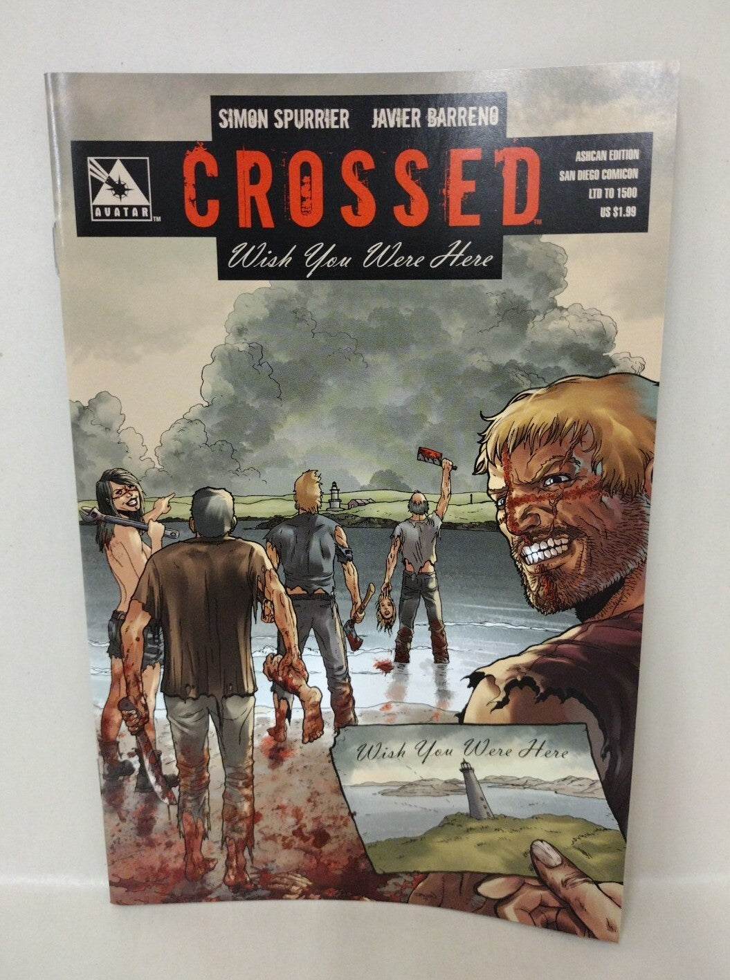 Crossed Wish You Were Here (2011) Ashcan Set SDCC Phoenix Comic Con NM