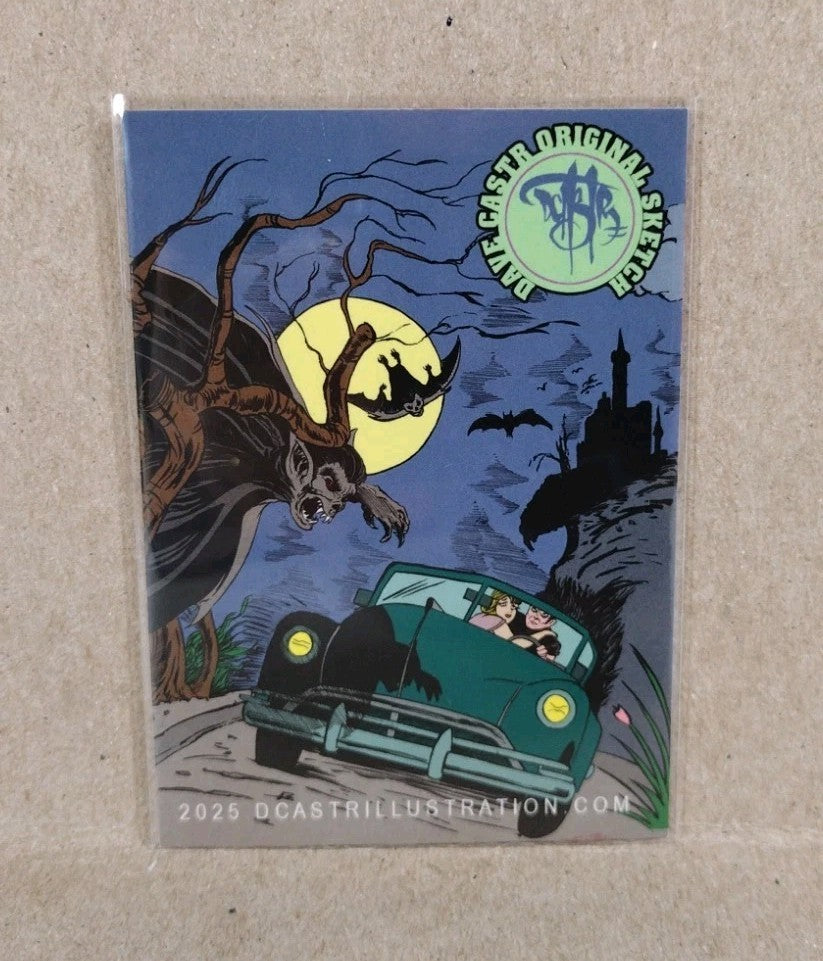 Dave Castr Crusin (2025) OAC Sketch Card W Original Jane Jetson Art ACEO