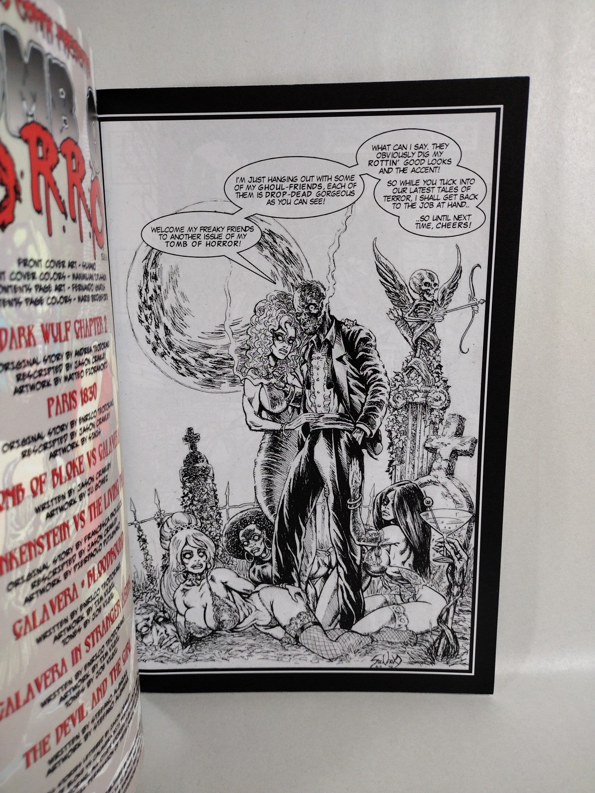 Blokes Tomb Of Terror (2009) Virus Comix Comic Lot #1 2 3 4 7 Calavera VG-VF