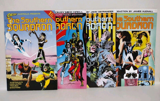 Southern Squadron (1987) Comic Lot Set Cyclone #9 First Appearance Aircel #1 2 4