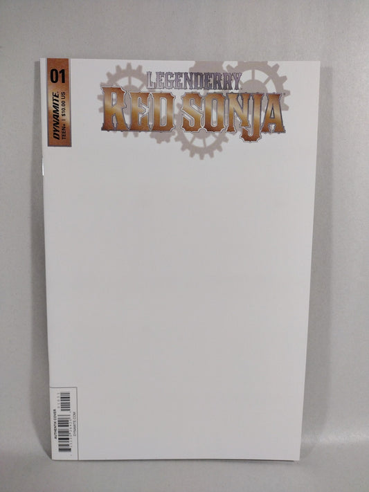 Legenderry Red Sonja #1 (2018) Dynamite Blank Sketch Variant Cover Comic New NM