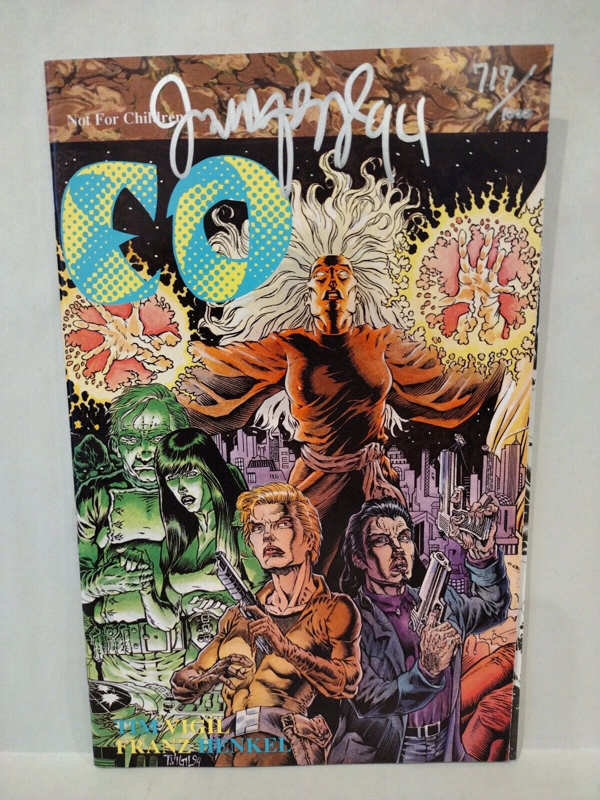 EO #2 (1994) Rebel Studios Comic LTD SDCC Tim Vigil Signed #'d Variant 717/1000