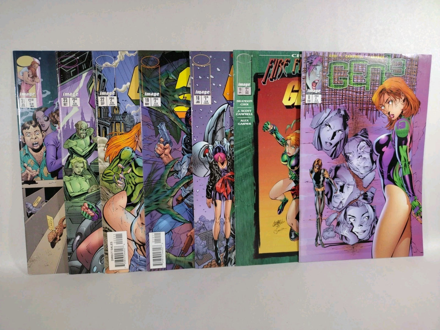 Gen 13 Vol 1 Image Comic Mixed Lot Set #8 10 16 19 22 23 31