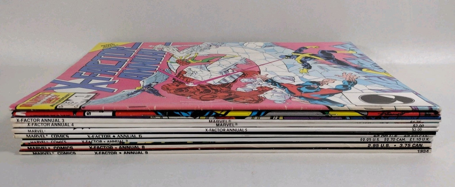 X-Factor Annual Marvel Comic Lot Set (1986-1994) #1 2 3 4 5 6 7 8 9 X-Men