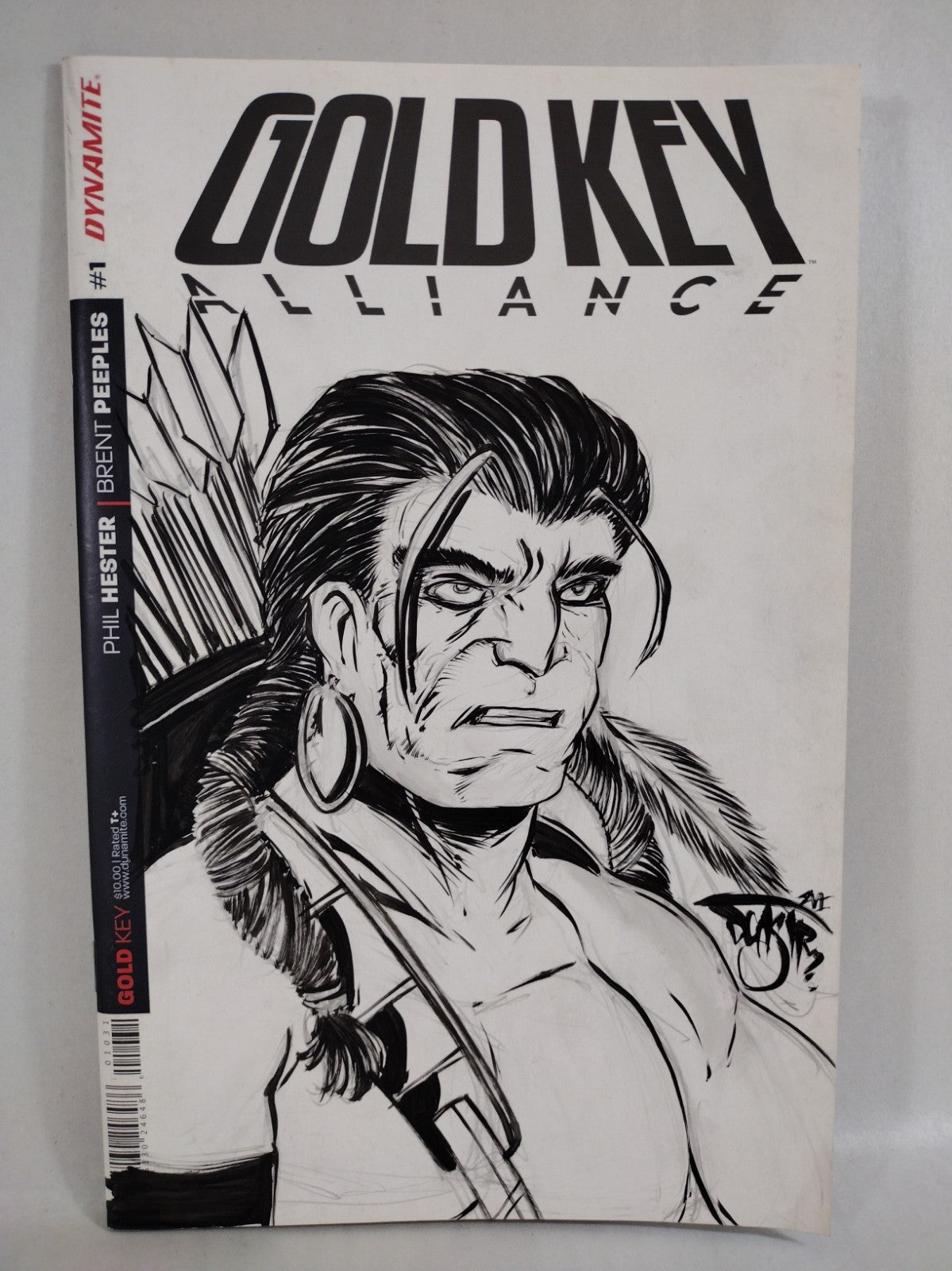 Gold Key Alliance 1 (2016) Dynamite Comic Sketch Cover Var W DCastr Original Art