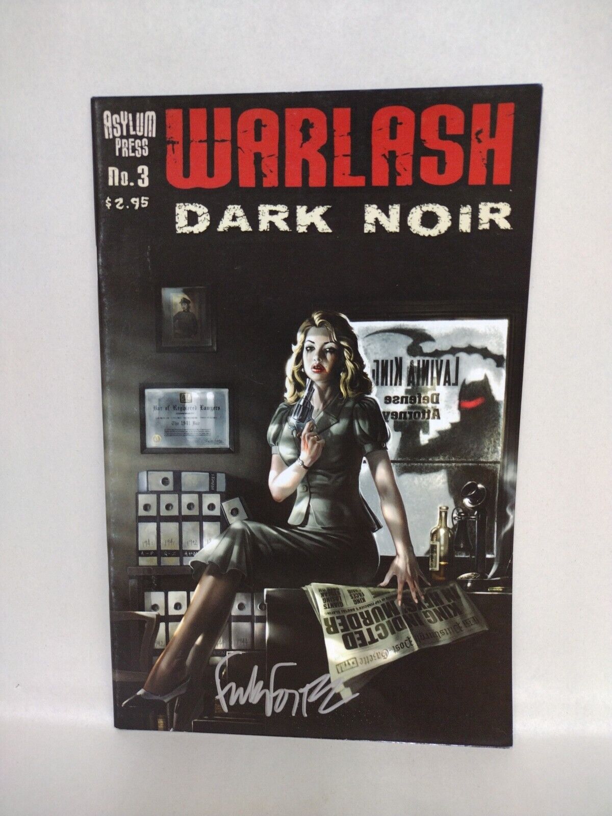 Warlash Dark Noir (2008) Complete Asylum Press Series 1 2 3 + 0 #1 (1995) Forte