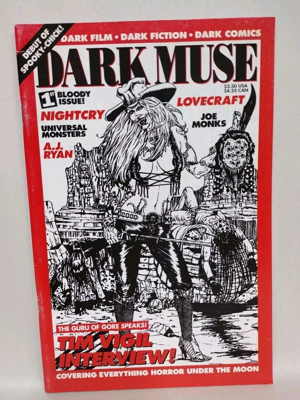 Dark Muse Magazine (1995) Lot Set #1 2 Horror Comic Hellraiser Tim Vigil