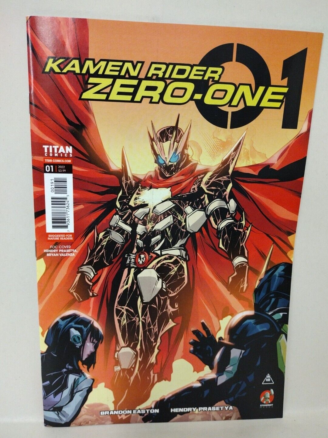 Kamen Rider Zero One #1 (2022) Titan Comic Ragnarok FOC Exclusive Variant NM