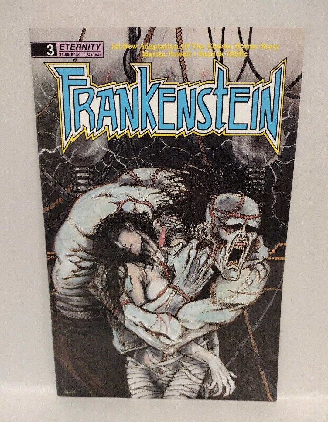 Frankenstein (1988) Complete Eternity Comic Set #1 2 3 Martin Powell Pat Oliiffe