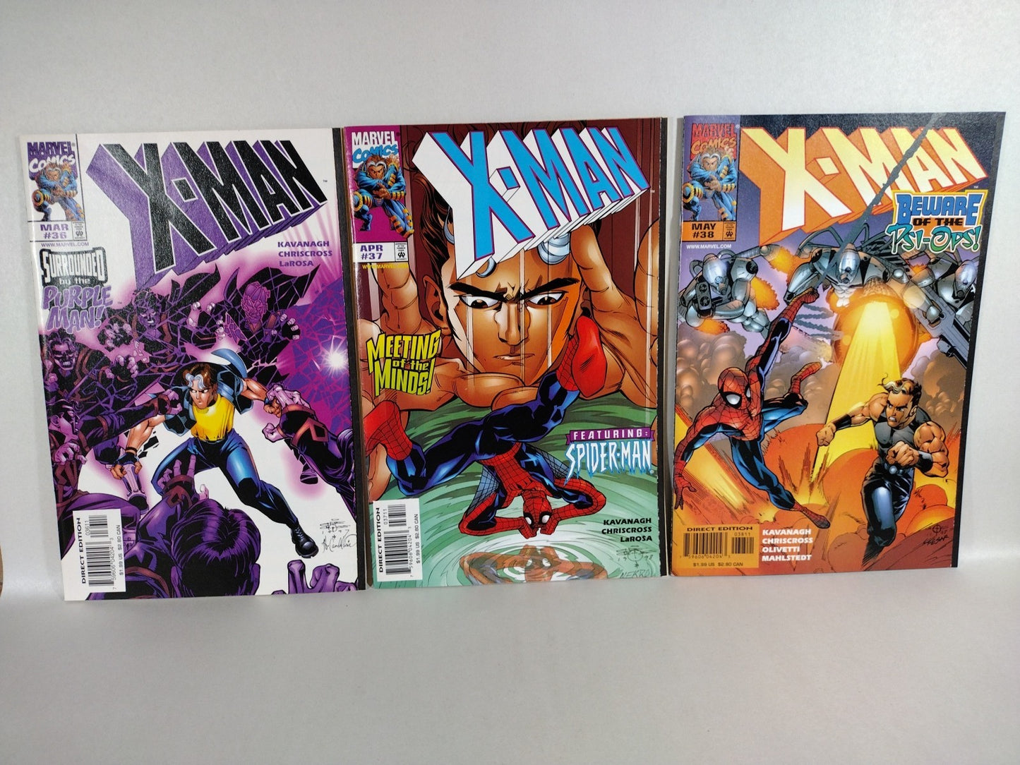 X-Man (1995) Marvel Comic Lot Of 29 5-10 17 21-24 26-38 52 54 57 Flashback+ F-NM