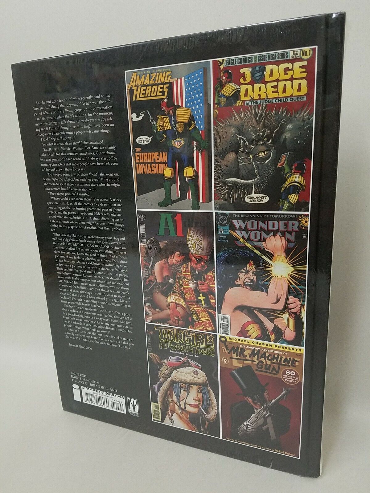 Art of Brian Bolland Image Comics Hardcover New Sealed w Dent Tank Girl Dredd