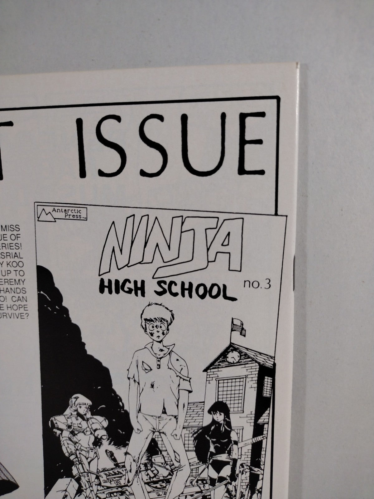 NINJA HIGH SCHOOL 1987 Complete Antarctic Comic Mini Series 1 2 3 1st Appearance