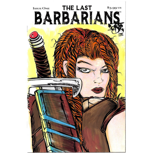 Last Barbarians 1 (2023) Blank Cover Variant Image Comic w Original DCastr Art