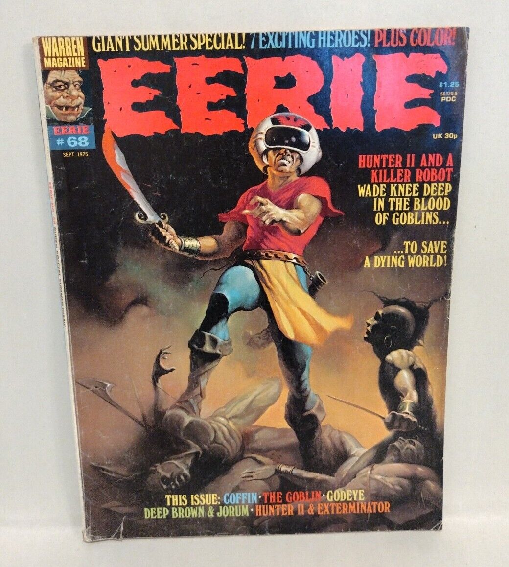 Eerie Magazine #68 (1975) Warren Hunter II Berni Wrightson Muck Monster In Color