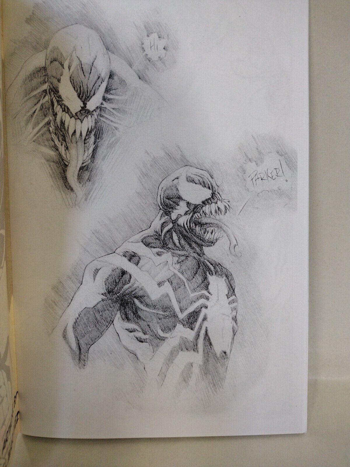 Manuel Martinez (2011) Sketchbook Comic Ashcan Venom Skrull Signed