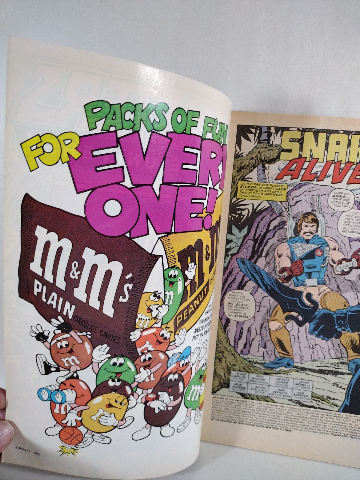 Masters Of The Universe #4 (1986) Marvel Comic Hordak Cover Fine Newsstand