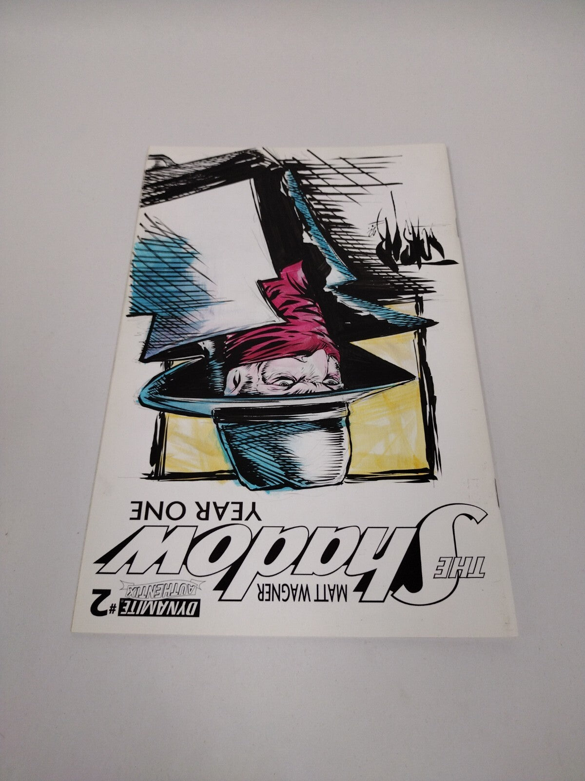 The Shadow Year One #2 Blank Cover Variant W Original The Shadow Art ARG COA