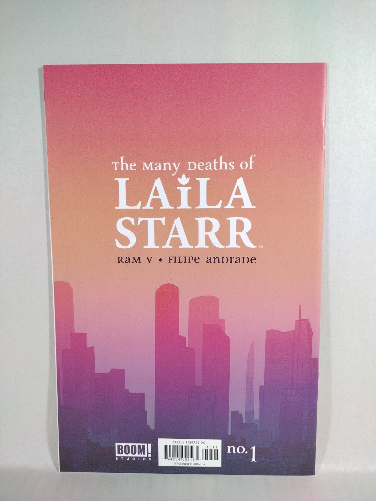 Many Deaths Of Laila Starr (2021) BOOM Comic Lot Set #1 2 3 5 NM Filipe Andrade