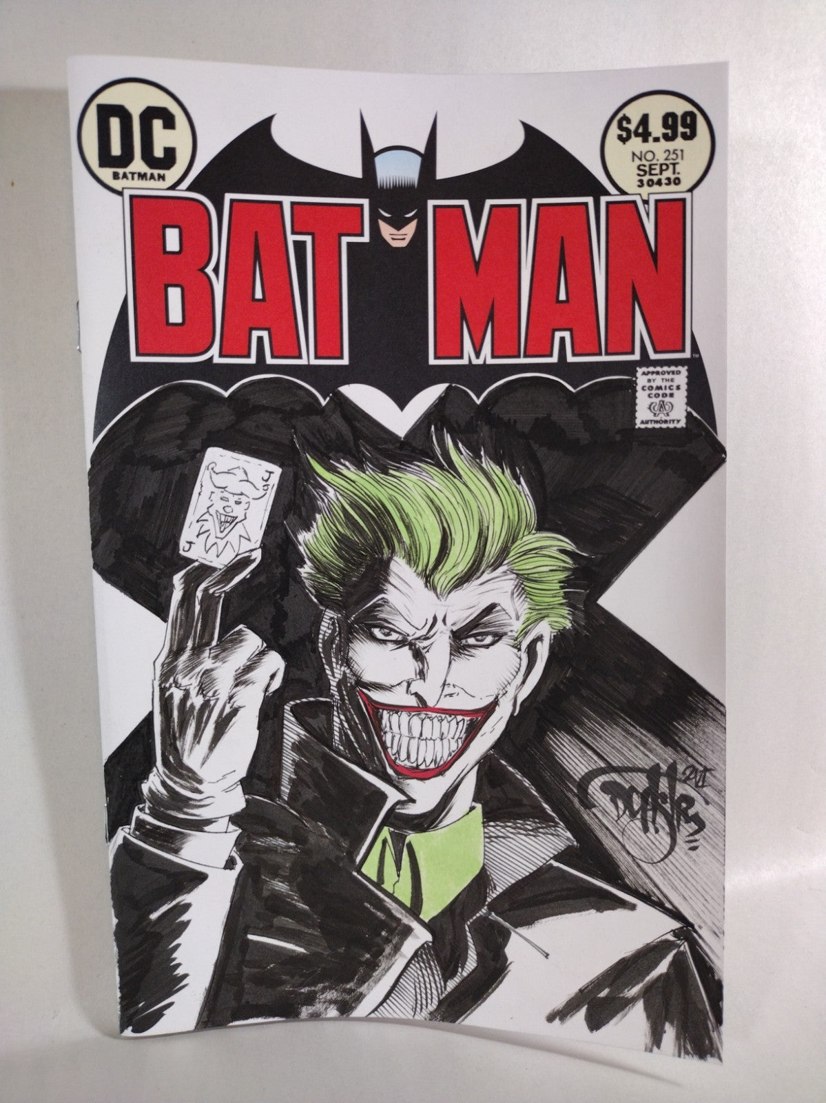 Batman 251 (2026) DC Comics Facsimile Edition Sketch Cover W Original DCastr Art
