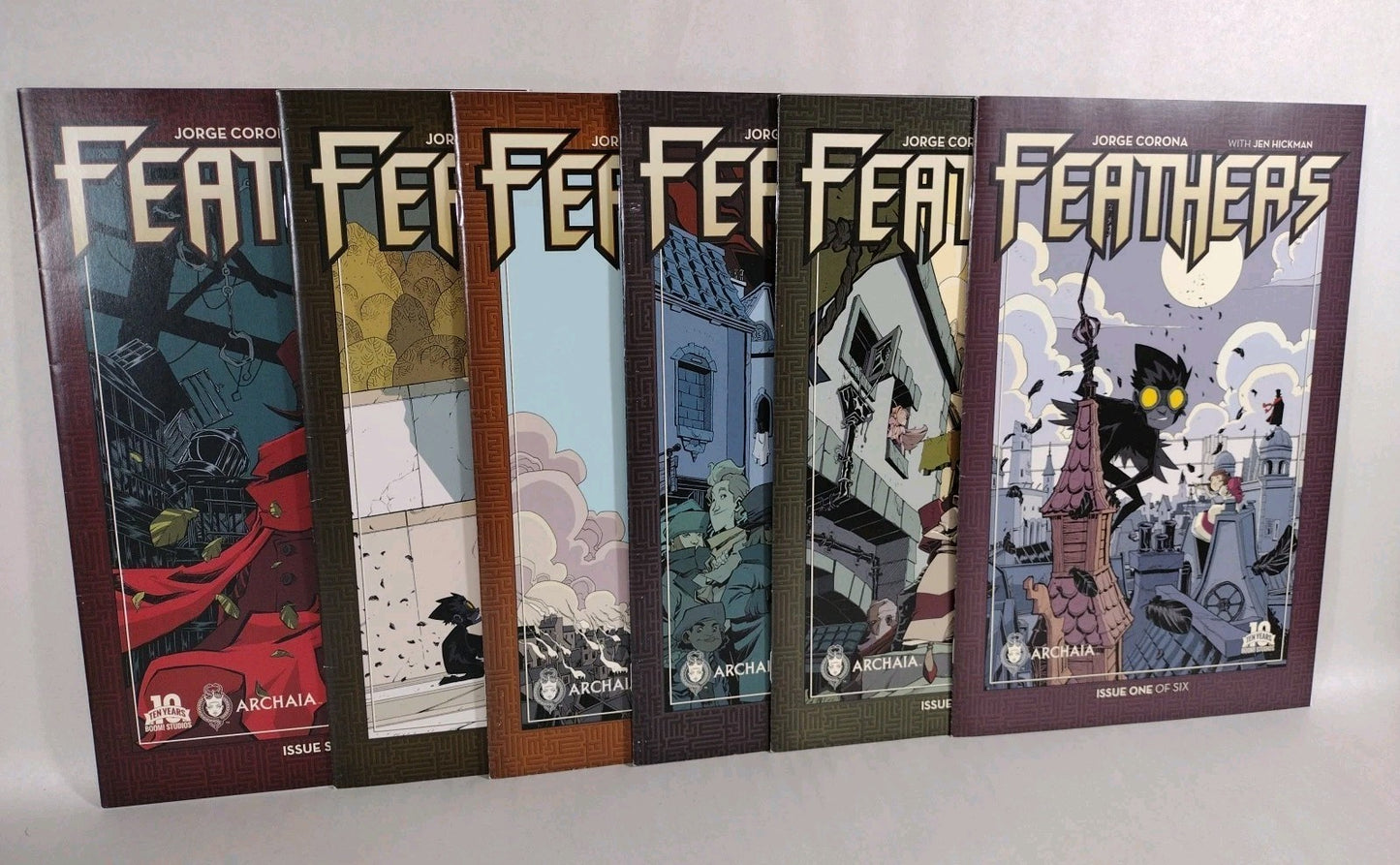 Feathers (2015) Complete Archaia Boom Studios Comic Set #1-6 Jorge Corona VF 