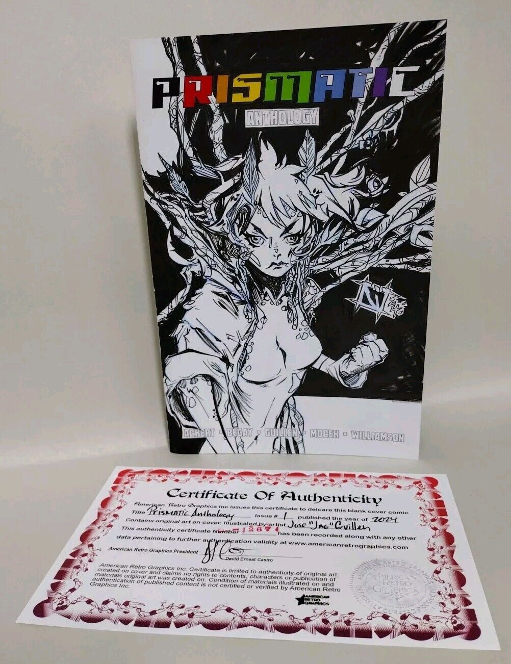 Prismatic Anthology #1 (2024) Williamson Comic Sketch Variant W Original JAG Art