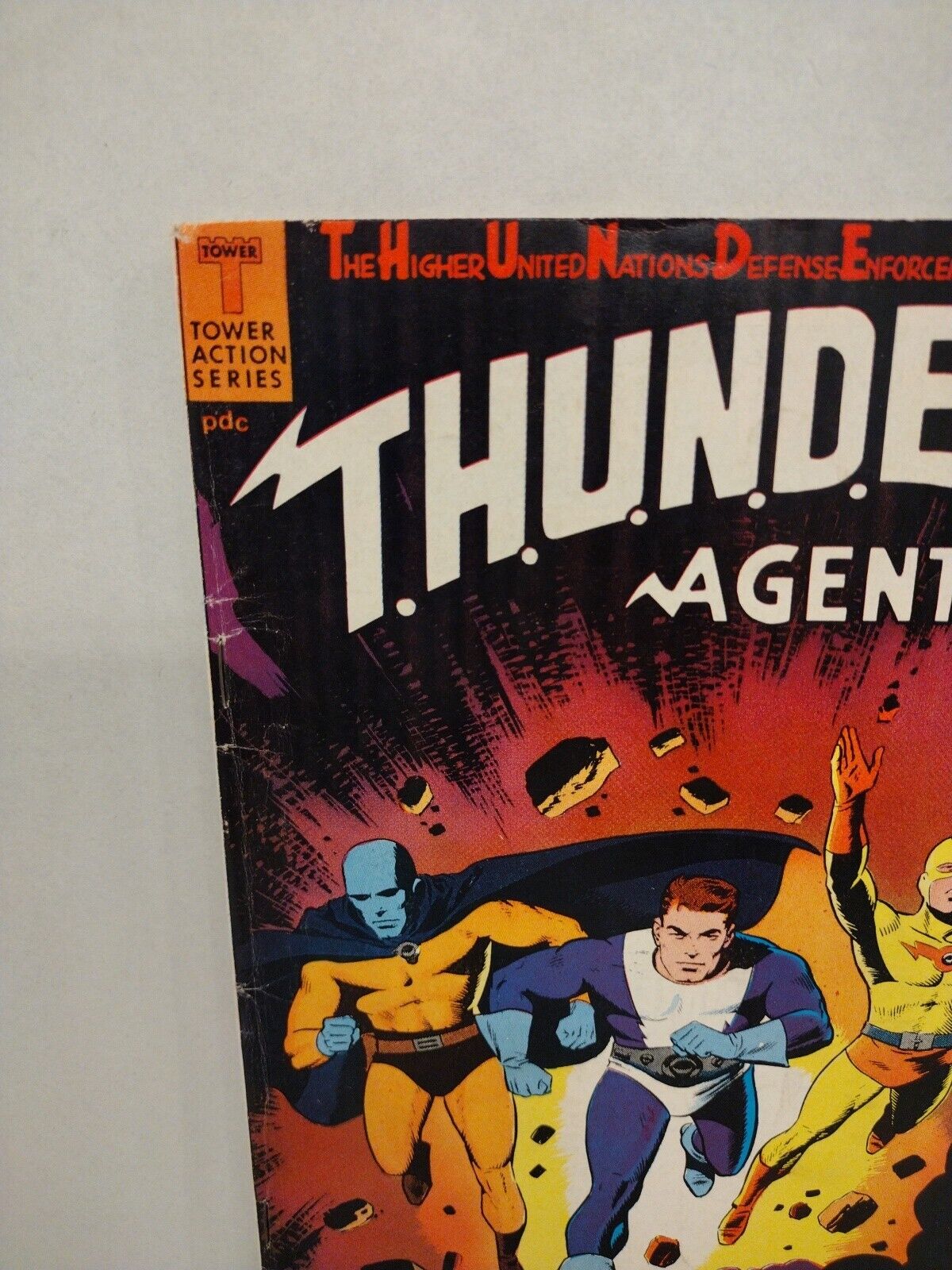 Thunder Agents #12 (1967) Tower Action Series Wally Wood Cover Interior 62 Pages