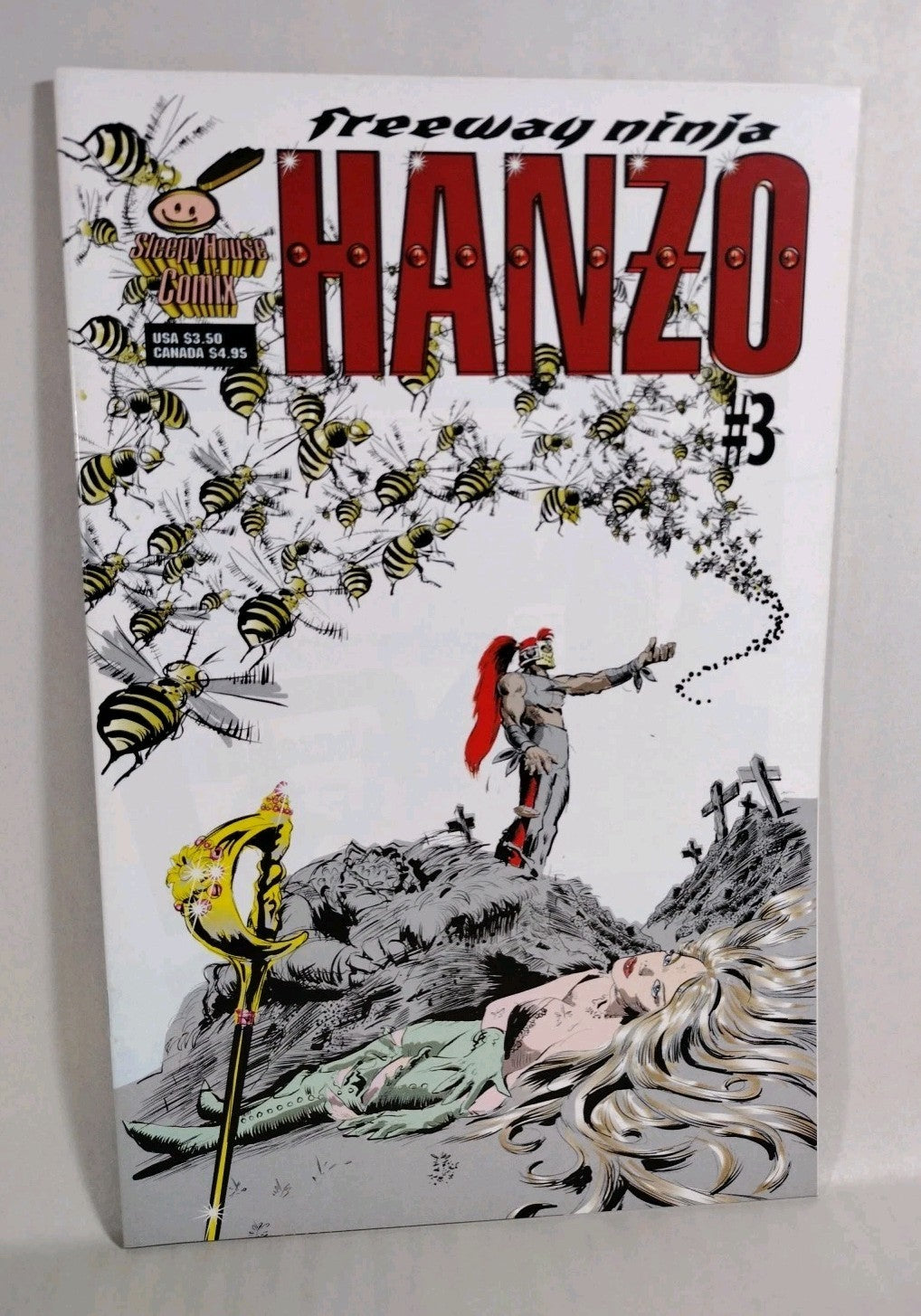Freeway Ninja Hanzo (1999) Complete Sleepy House Comix Comic Set #1 2 3 VF-NM