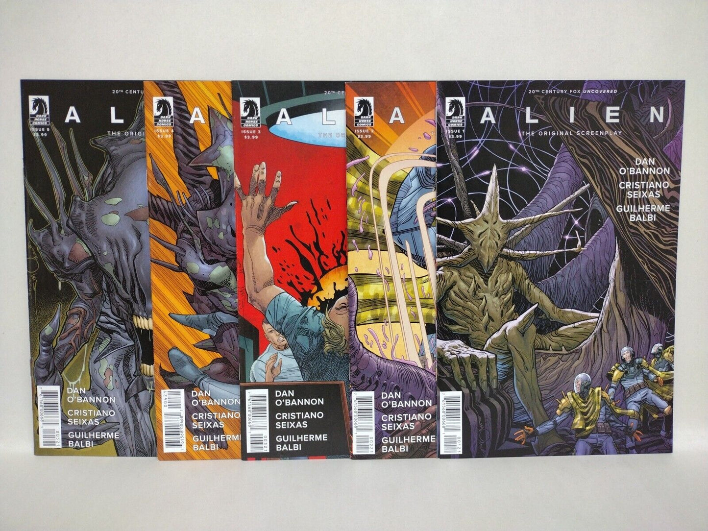 Alien Original Screenplay (2020) Complete Dark Horse Comic Lot Set #1 2 3 4 5 NM