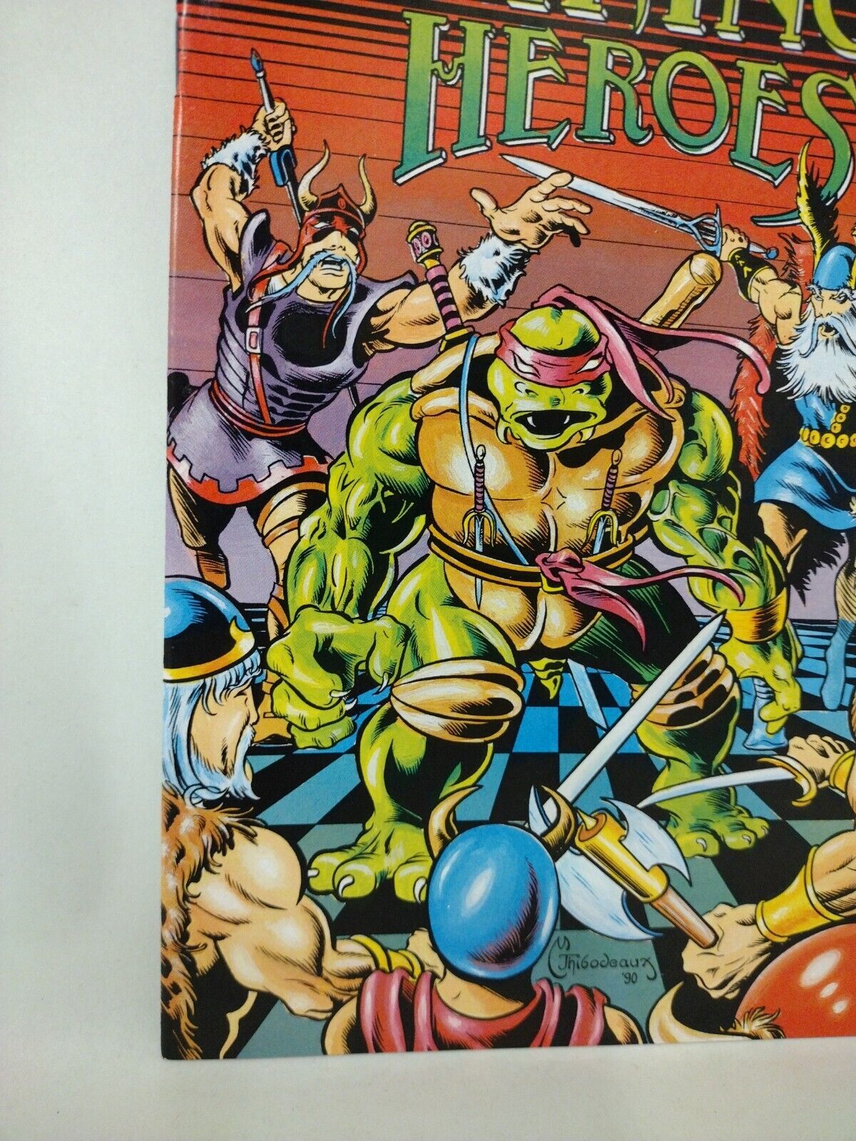 Last Of The Viking Heroes #2 (1990) Genesis West TMNT Alternate Origin VF-NM