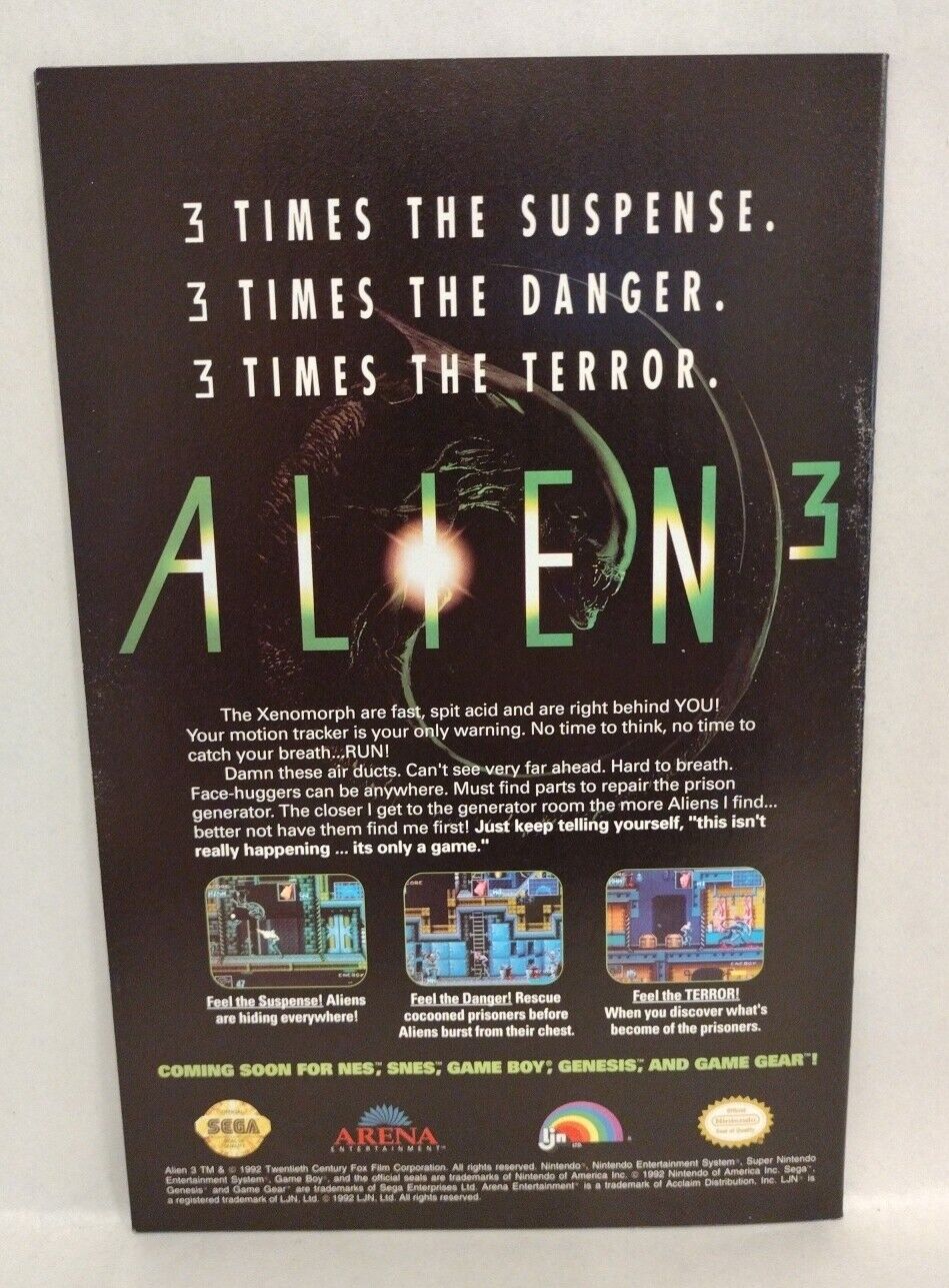 Alien 3 (1992) Dark Horse Comics Movie Adaptation Complete Set #1 2 3 VF-NM