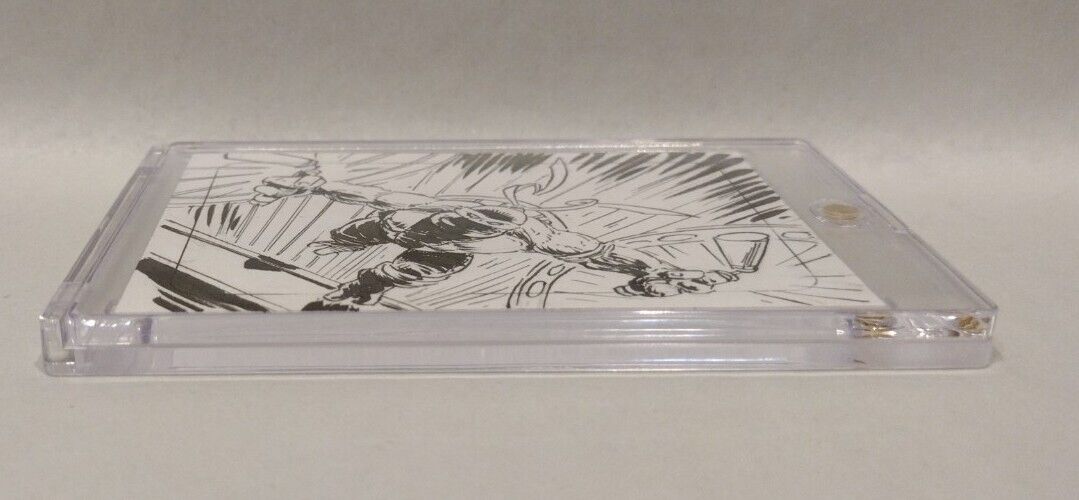 TMNT Cerebus Aardvark (2023) #86 Sketch Card w Original Michaelangelo Art