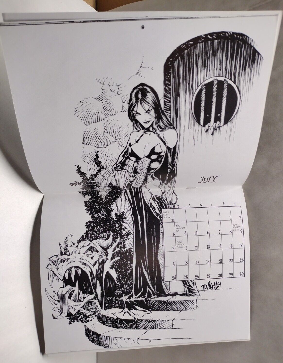 GothBabes Ladies Of The Grave Calendar 2005 (2004) Chanting Monk Press Tim Vigil