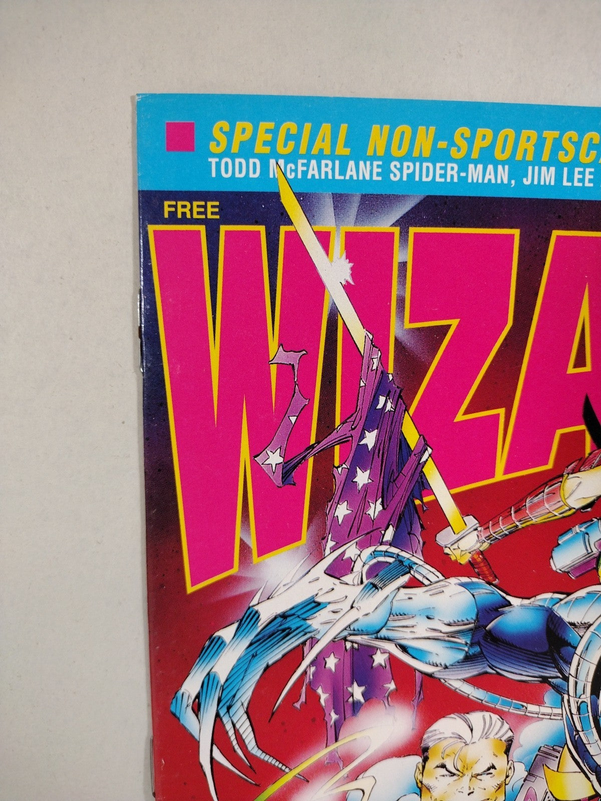 Rare Wizard Magazine (1992) Jim Lee All-Star Fanfest San Diego Padres Giveaway