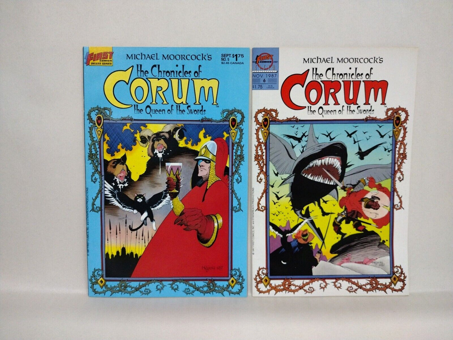 Chronicles Of Corum (1987) First Comic Lot Set #1-11 Mike Mignola Cover Art F-VF
