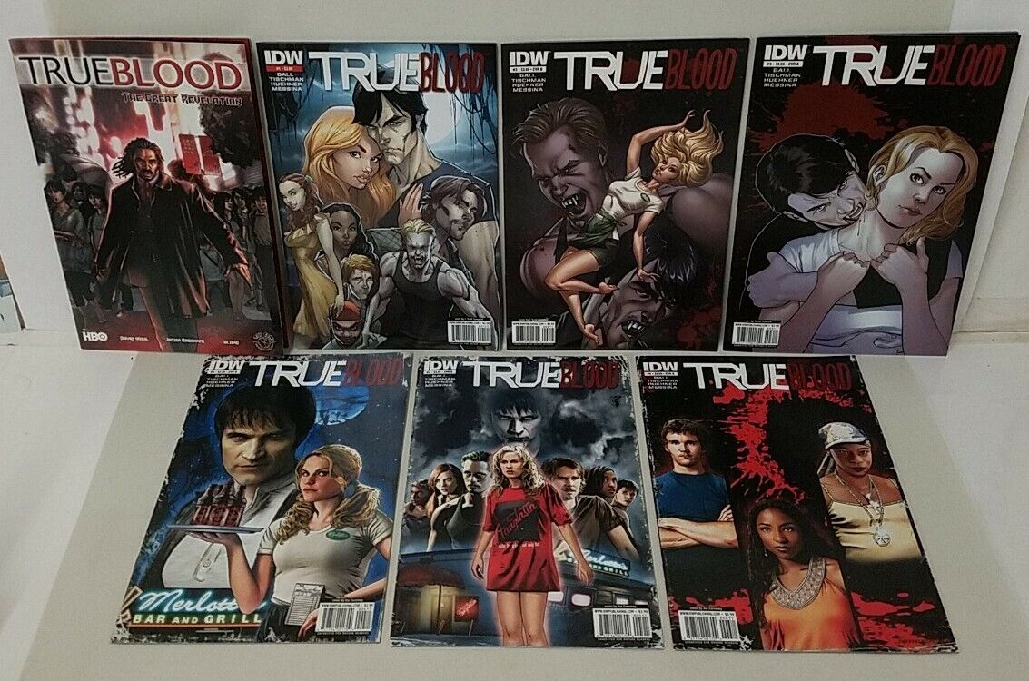 True Blood (2010) Complete Run #1-6 + 2008 Great Revelation HBO Comic Premire