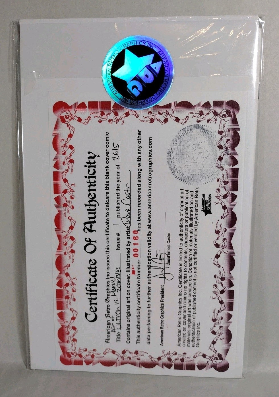 Age of Ultron vs Marvel Zombies #1 Sketch Cover Variant w Original DCastr Art