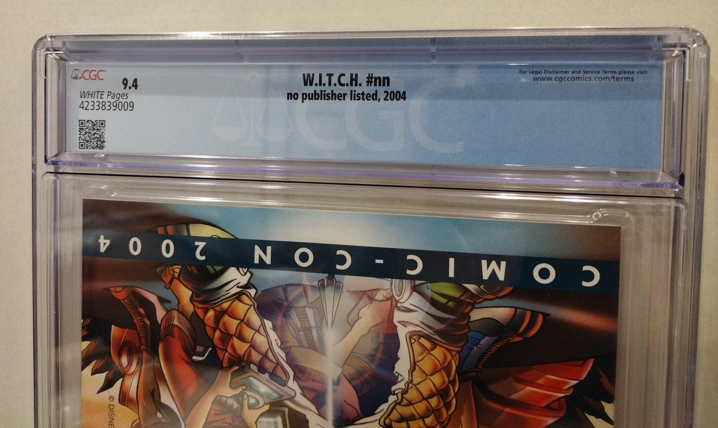 RARE DISNEY W.I.T.C.H. & KYLION 2004 Comic Con Exclusive Flip Book Promo CGC 9.4