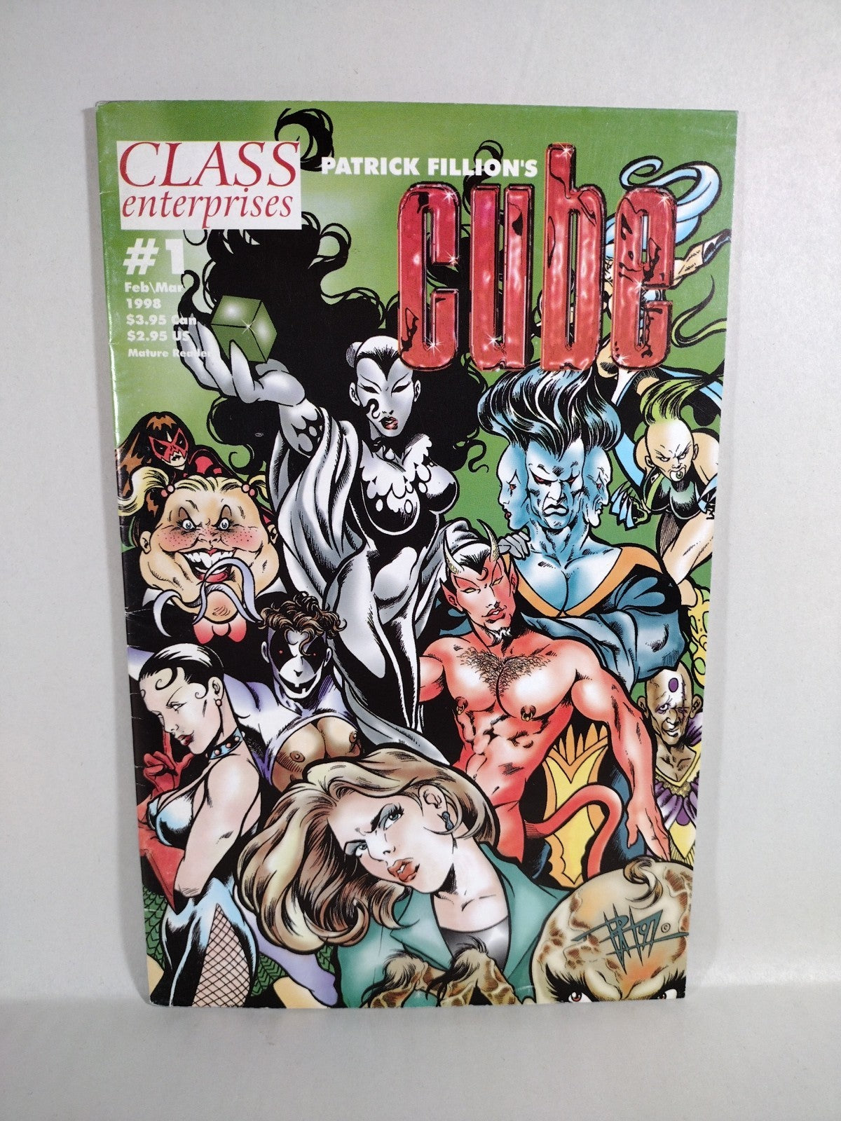 Cube (1998) Class Enterprise Comic Lot #1 2 Patrick Fillion GD-VG