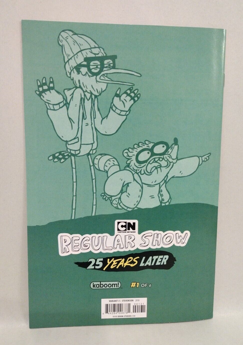 Regular Show 25 Years Later #1 (2018) Kaboom Cartoon Network Comic Stevenson Var