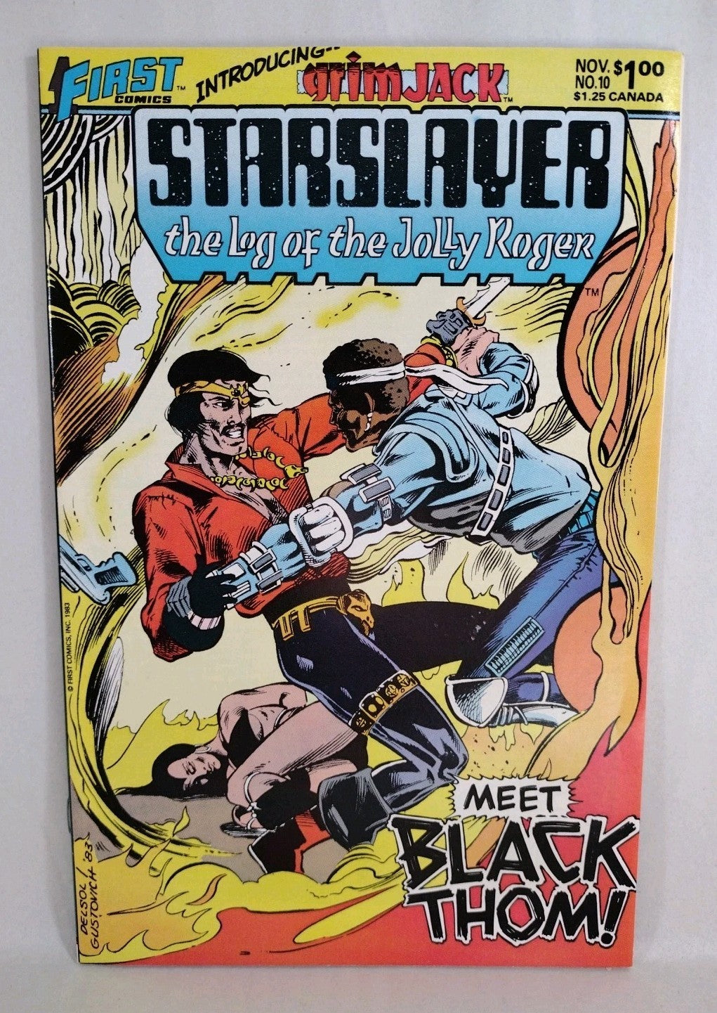 StarSlayer #10 (1983) First Comics 1st Grimjack Appearance VF-NM