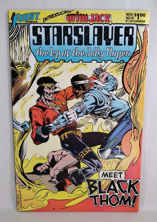 StarSlayer #10 (1983) First Comics 1st Grimjack Appearance VF-NM