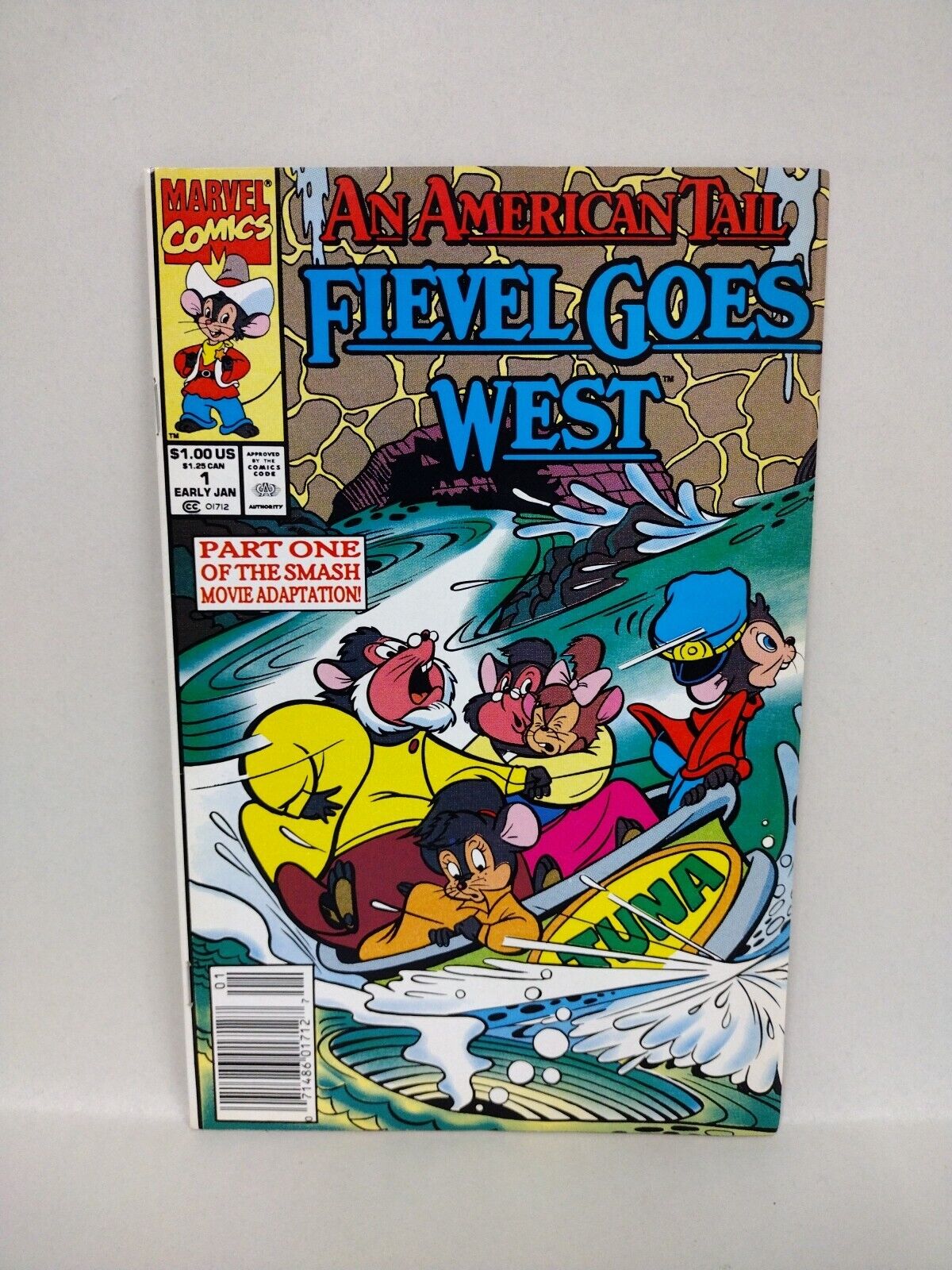 An American Tail Fievel Goes West (1992) Complete Marvel Comic Set #1 2 3 VF