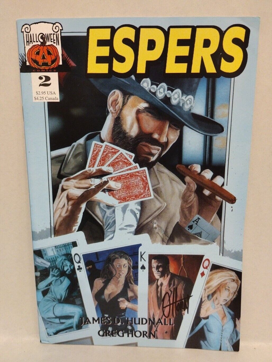 ESPERS (1997) Vol 2 Halloween Comic Lot Set 1 2 Signed Greg Horn