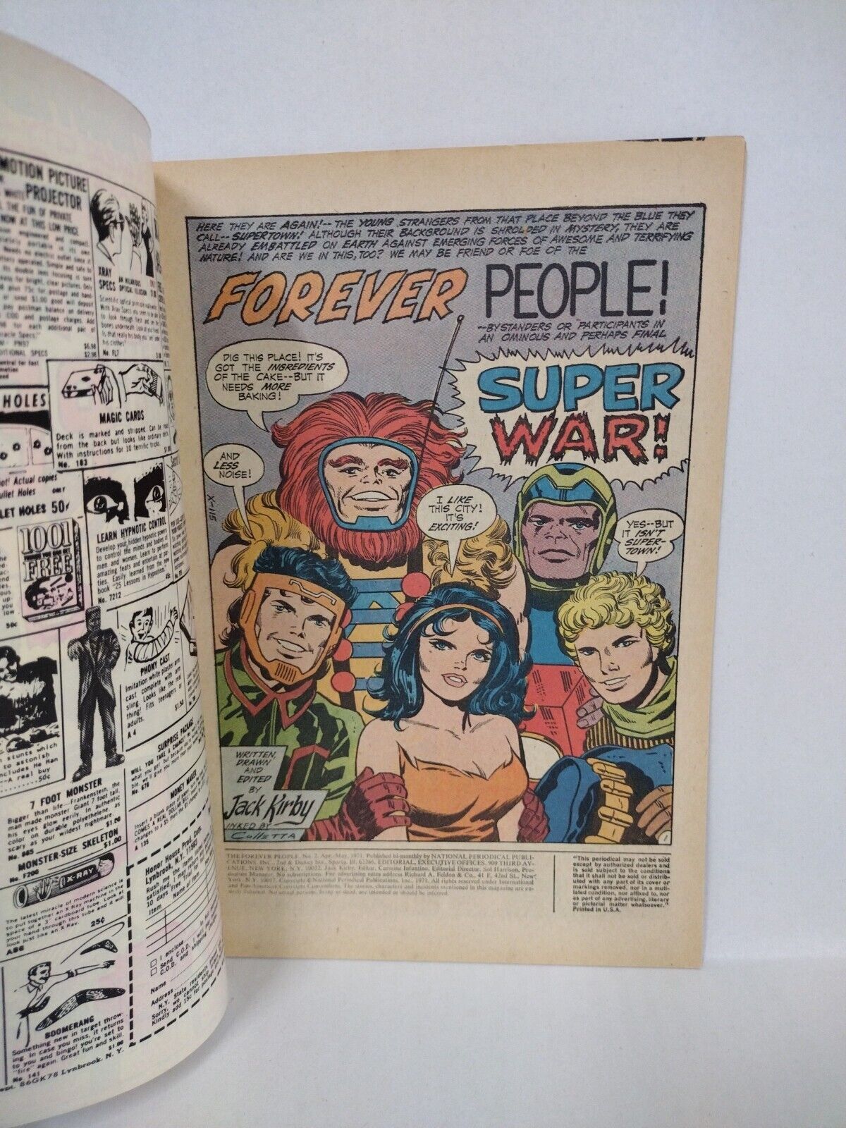 Forever People (1971) DC Comic Set #2 3 Jack Kirby Daekseid VF